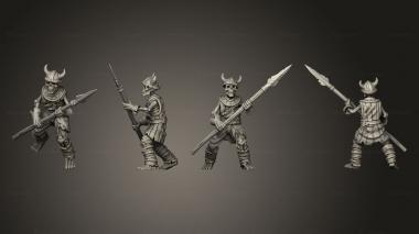 Military figurines SKELETON 05 3d model