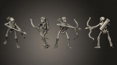 Military figurines SKELETON 11 3d model