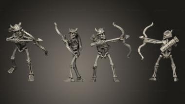 Military figurines SKELETON 12 3d model