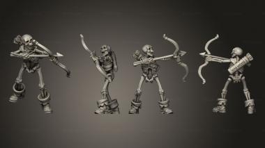 Military figurines SKELETON 13 3d model