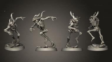 Military figurines Skeleton A 3d model