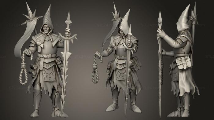 Military figurines (Imperial Inquisitor, STKW_1242) 3D models for cnc