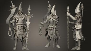 Military figurines Imperial Inquisitor 3d model
