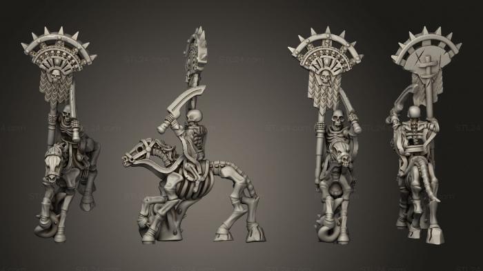 Military figurines (Skeleton Cavalry Sword 20, STKW_12426) 3D models for cnc