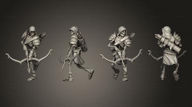 Military figurines Skeleton Ranger 3d model