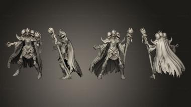 Military figurines Skeleton Skull King 3d model