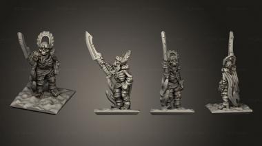 Military figurines Skeleton Solo Lider 01 3d model