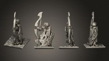 Military figurines Skeleton Solo Lider 02 3d model
