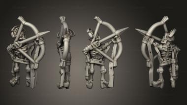 Military figurines Skeleton Solo 04 3d model