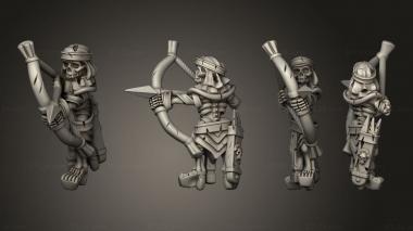 Military figurines Skeleton Solo 05 3d model
