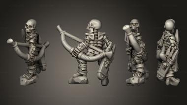 Military figurines Skeleton Solo 08 3d model