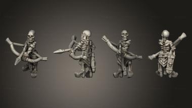 Military figurines Skeleton Solo 09 3d model