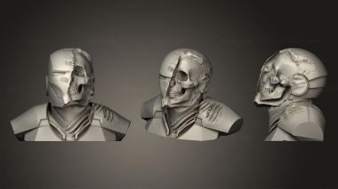 Military figurines Iron Man   Skull 3d model