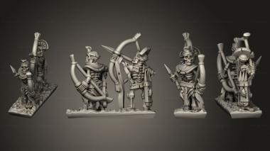 Military figurines Skeleton Strip 02 3d model
