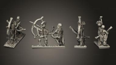 Military figurines Skeleton Strip 05 3d model