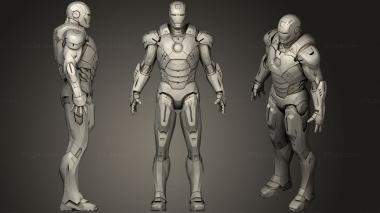 Military figurines Iron Man Mark 7 3d model