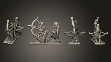 Military figurines Skeleton Strip 07 3d model