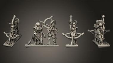 Military figurines Skeleton Strip 08 3d model