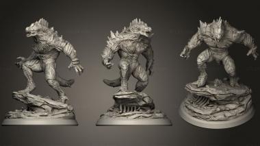 Military figurines Iron Scaled Lizard 3d model