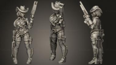 Military figurines Irvina From Wasteland 3d model