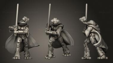 Military figurines Ithorian Guardian Jedi 3d model