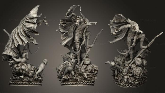 Military figurines (Jack O Statue, STKW_1258) 3D models for cnc