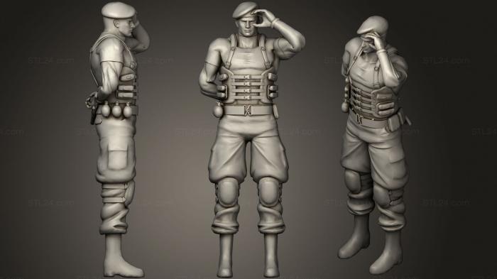 Military figurines (jack krauser mercenaries re4 3d, STKW_1260) 3D models for cnc