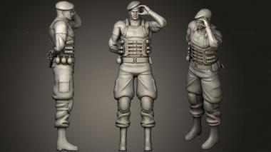 Military figurines jack krauser mercenaries re4 3d 3d model