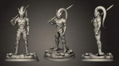 Military figurines Janemba Majin buu fusion 3D 3d model