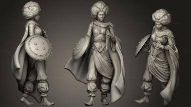 Military figurines Jendaya Bahati 3d model