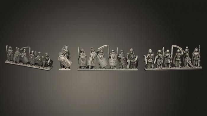 Military figurines (Skeletons Sword Stripe 05, STKW_12676) 3D models for cnc