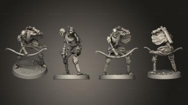 Military figurines Skelly Soldier 01 3d model