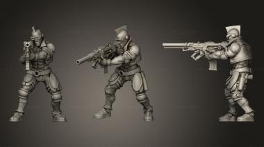 Military figurines JIMMY BANANA 3d model