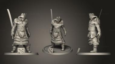 Military figurines Juggernaut Concept Sculpture Figure 3d model