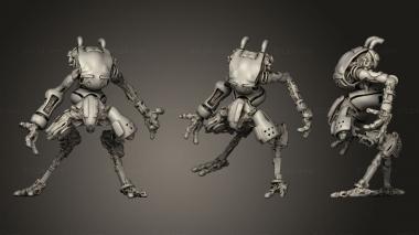 Military figurines Junk Bot   Underhiver 3d model