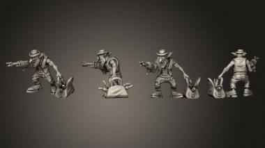 Military figurines Slave 2 3d model