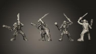 Military figurines Slave 4 3d model