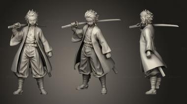Military figurines Kamado Tanjirou 3d model