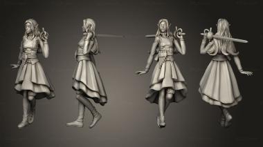 Military figurines Slavishny Changeling Bard 3d model