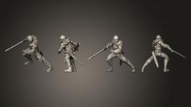 Military figurines Slayer 02 3d model