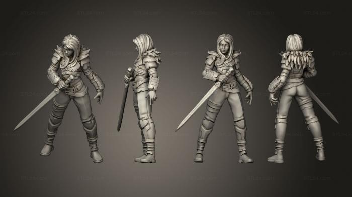 Military figurines (Slayer 04, STKW_12803) 3D models for cnc