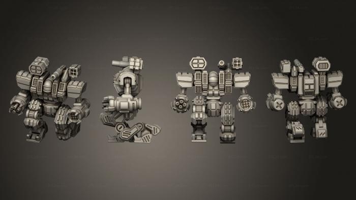 Military figurines (Sleigh Mutt 1 Kneel, STKW_12807) 3D models for cnc