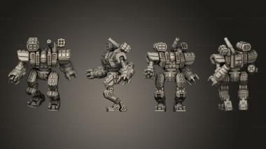 Military figurines Sleigh Mutt 1 Pose 3d model