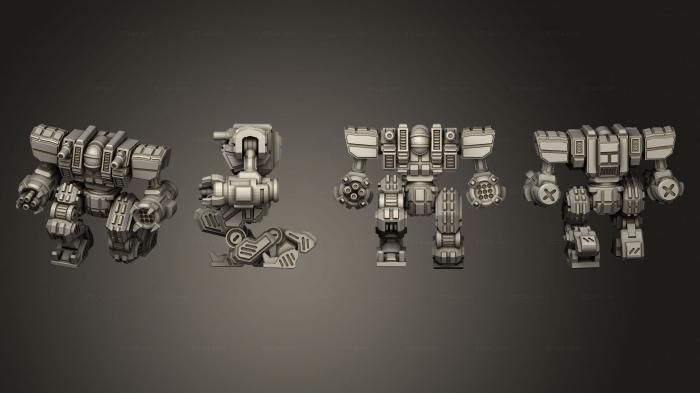 Military figurines (Sleigh Mutt 2 Kneel, STKW_12811) 3D models for cnc