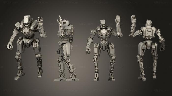 Military figurines (SLEPINIR DROID CREW STANDING, STKW_12817) 3D models for cnc