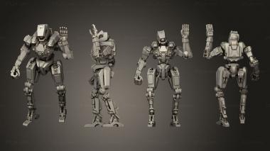 Military figurines SLEPINIR DROID CREW STANDING 3d model