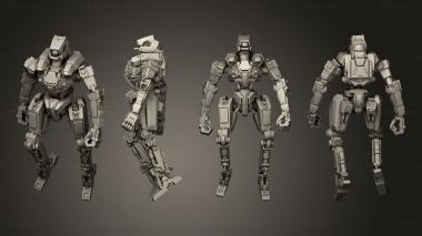 Military figurines SLEPINIR DROID CREW ZEROG 3d model