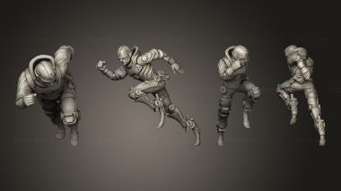 Military figurines Slow Mo 3d model