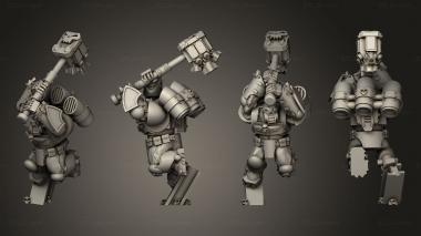 Military figurines Smash Captain 3d model