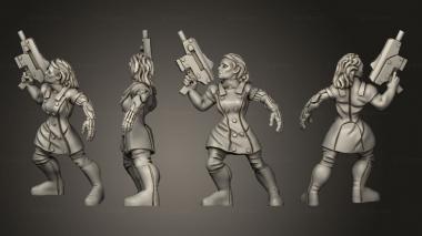 Military figurines SMG Recon 3d model